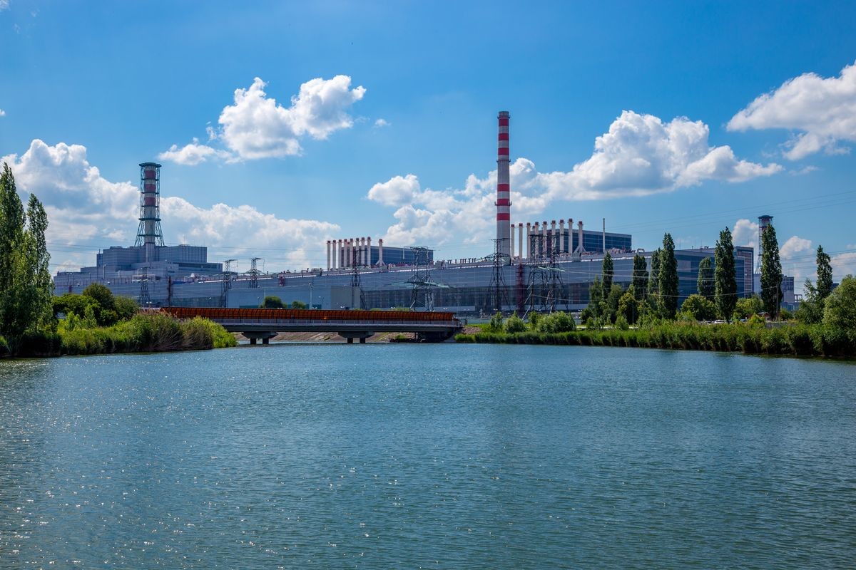  Kursk Nuclear Power Plant, view from water reservoir